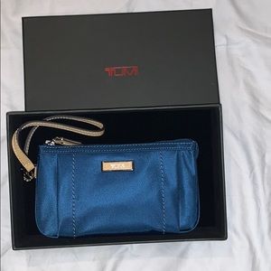 Tumi Blue Wristlet